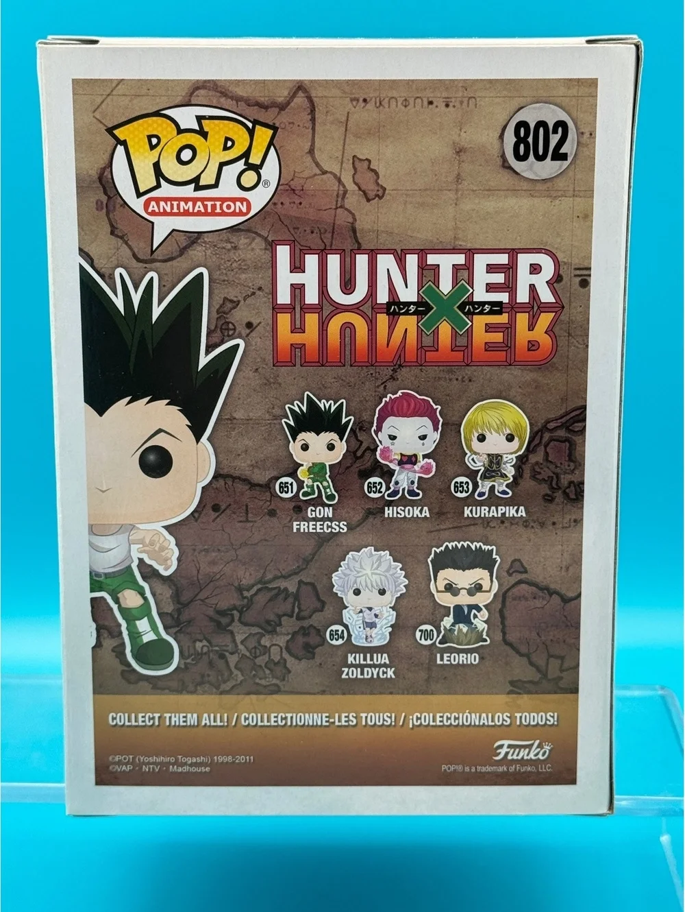 Erica Mendez signed Gon Freecss HxH Hot Topic Funko pop 802 with MAS COA